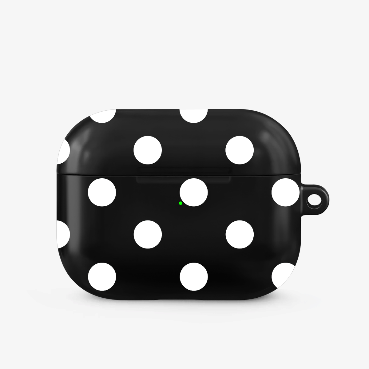 Polka Dot | Black & White Airpods Case