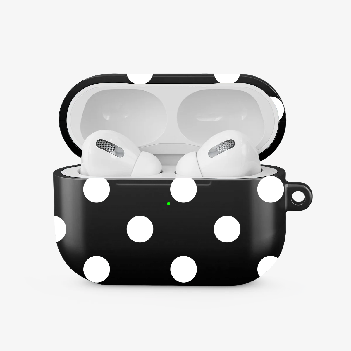 Polka Dot | Black & White Airpods Case