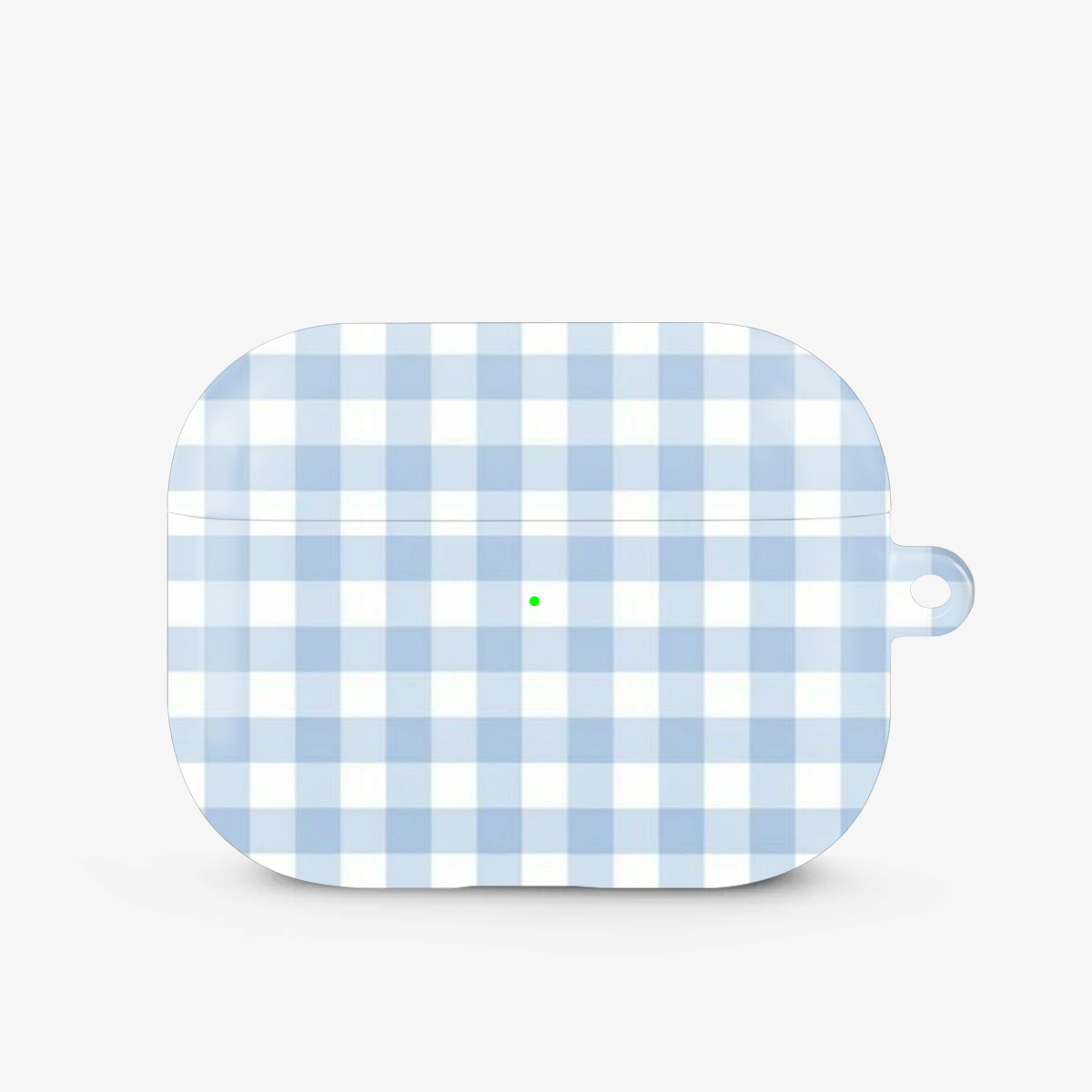 Gingham | Blue & White - IV Airpods Case