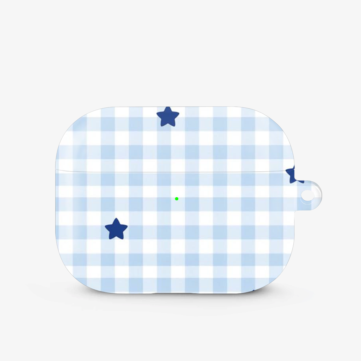 Gingham | Blue & White - I Airpods Case