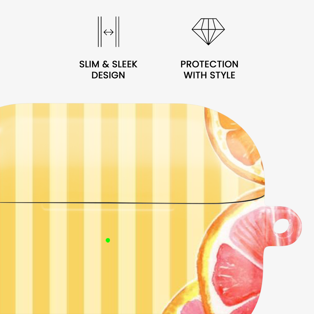 Sassy Summer | Yellow Airpods Case