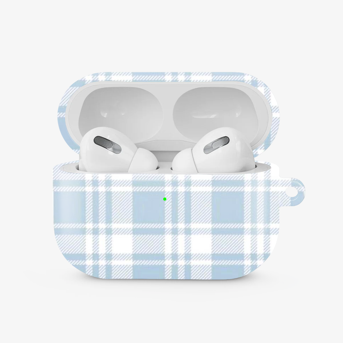 Gingham | Blue & White - II Airpods Case