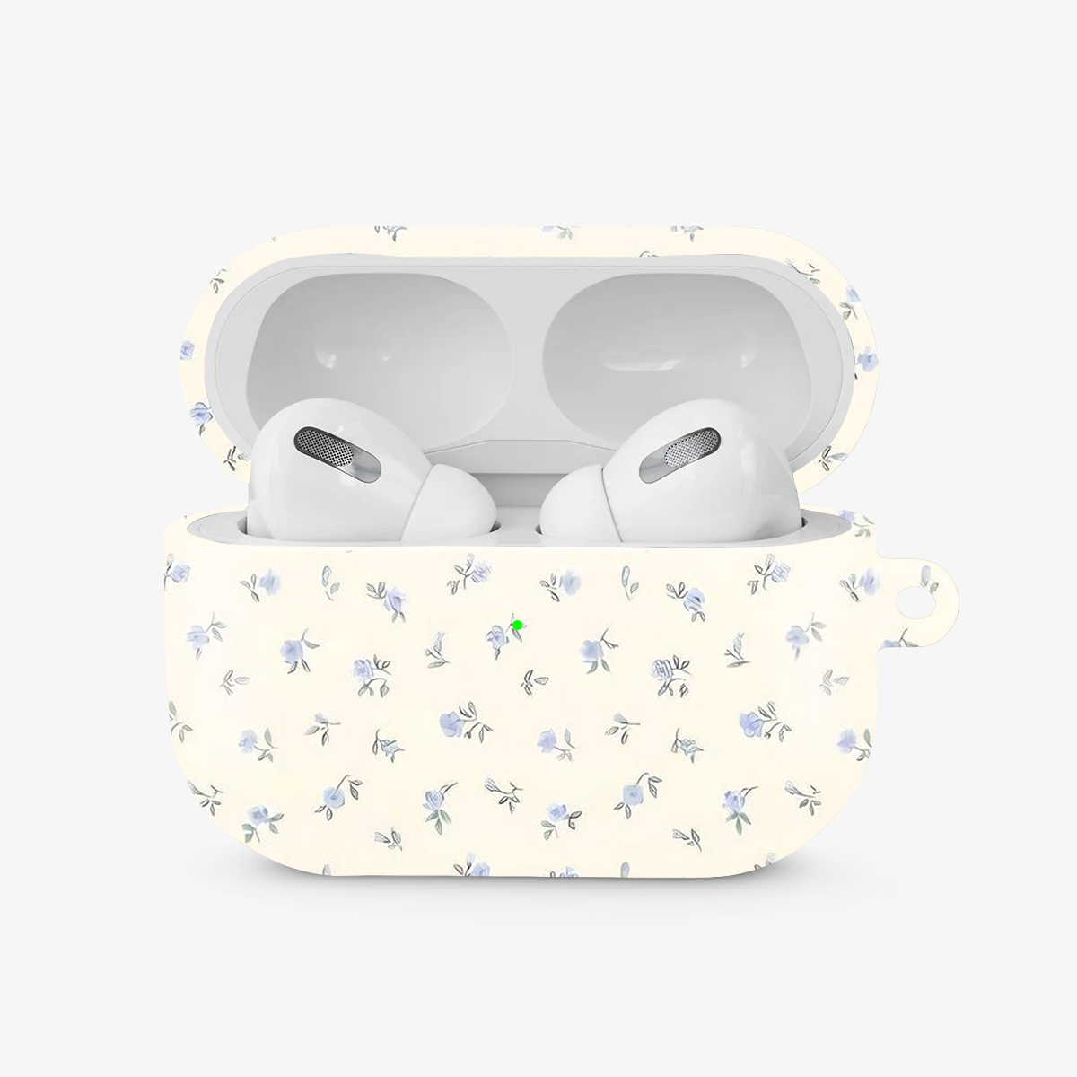 Blue Floral Whisper Airpods Case