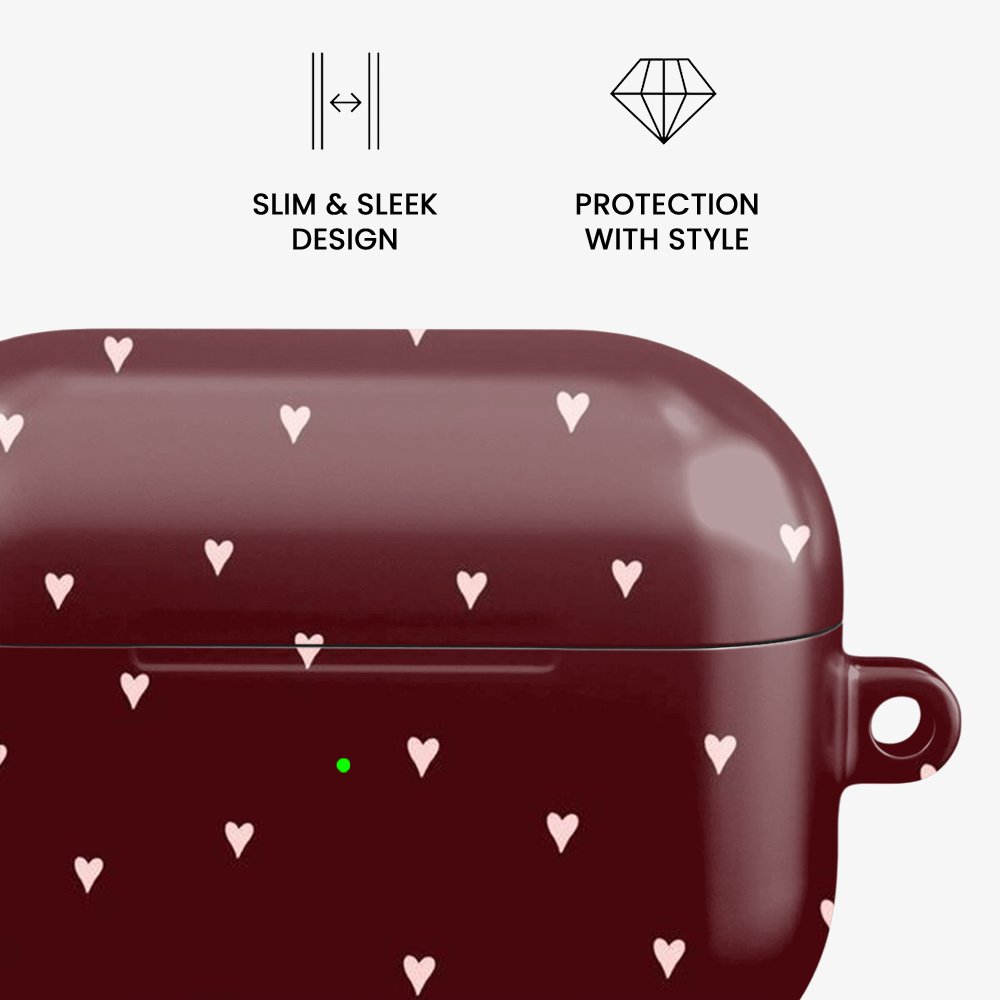 Heartfall | Crimson Airpods Case