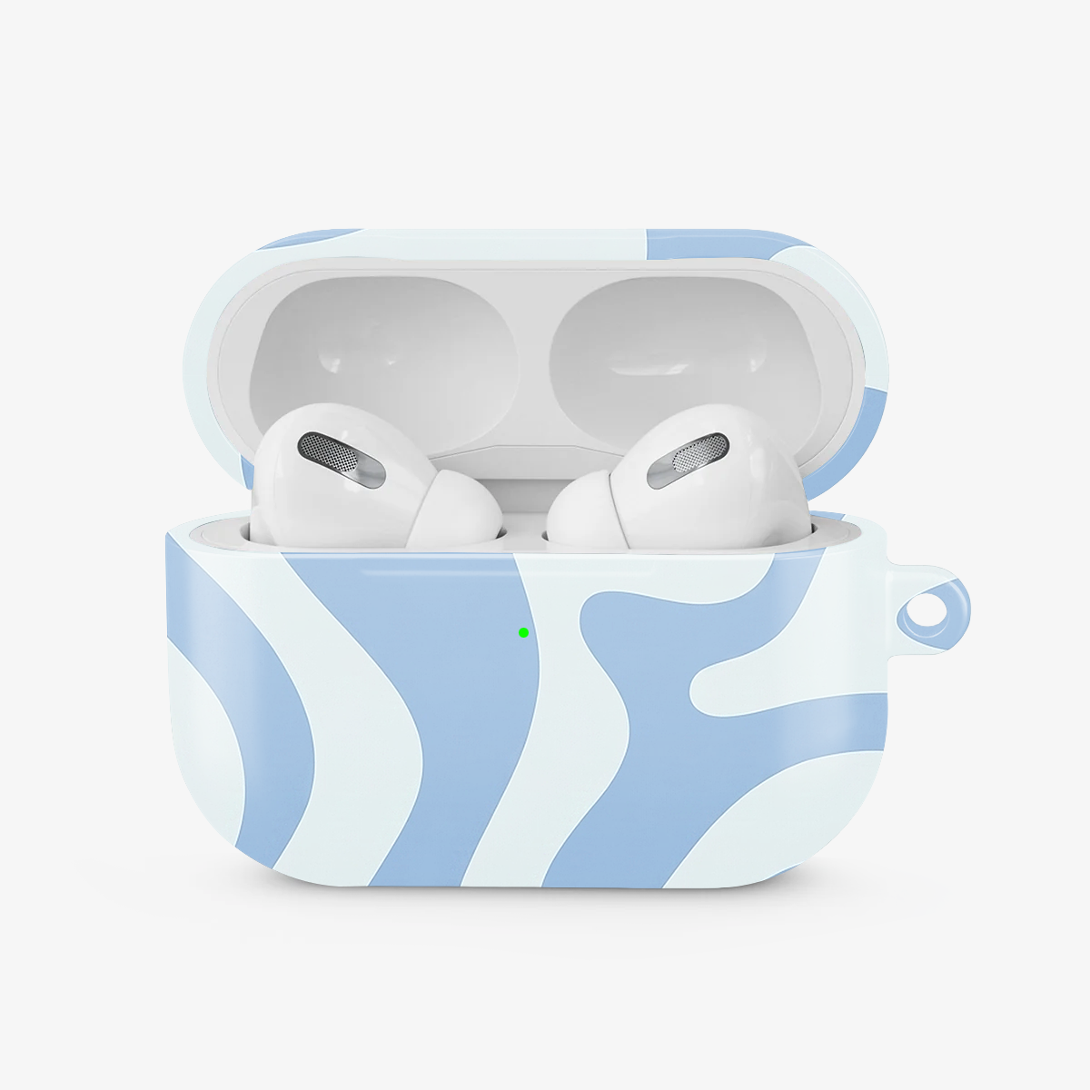 Retro Liquid Swirl | Blue Airpods Case