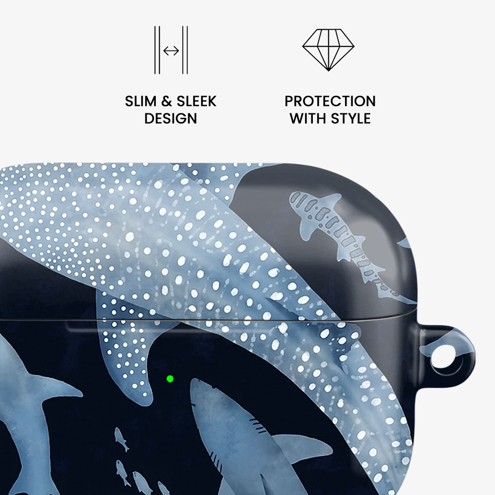 Deep Sea Blue Congregation Airpods Case