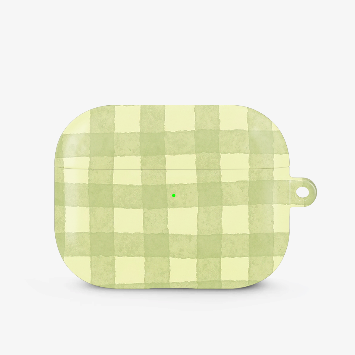 Gingham | Green Airpods Case