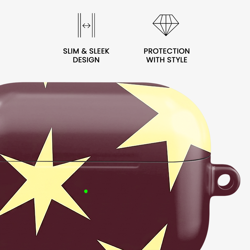 Starry | Burgundy Airpods Case