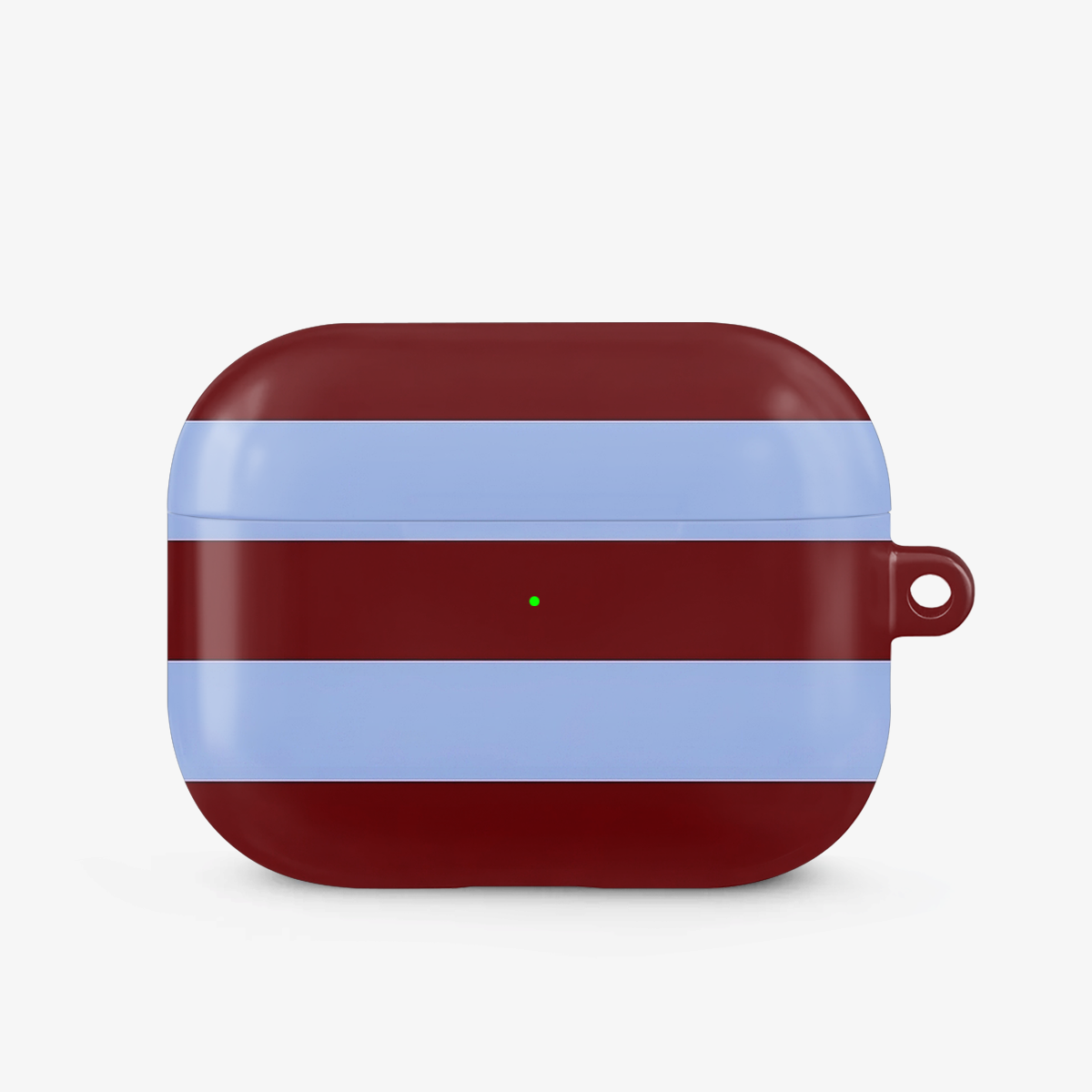 Striped | Blue & Burgundy Airpods Case