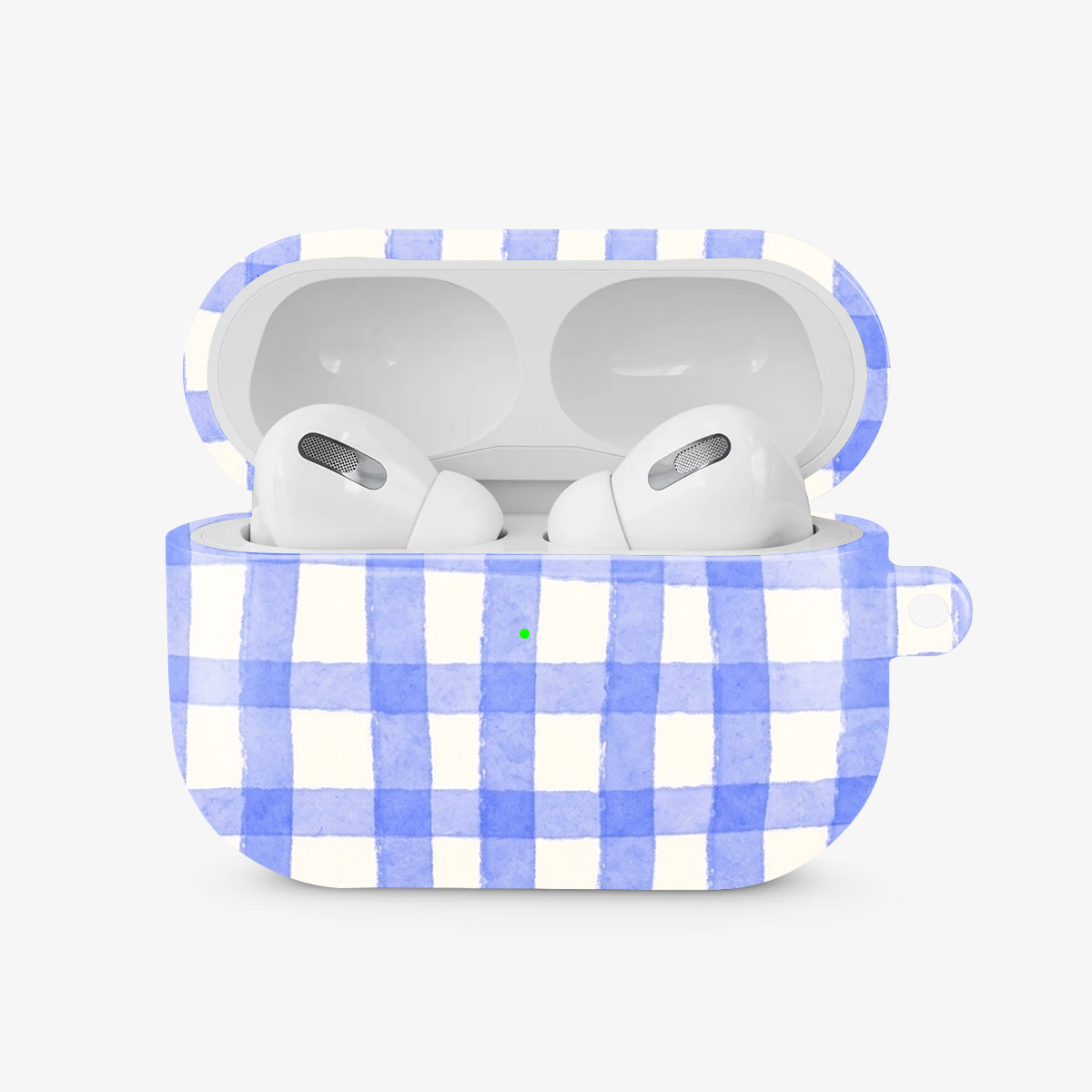 Gingham | Blue & White - III Airpods Case