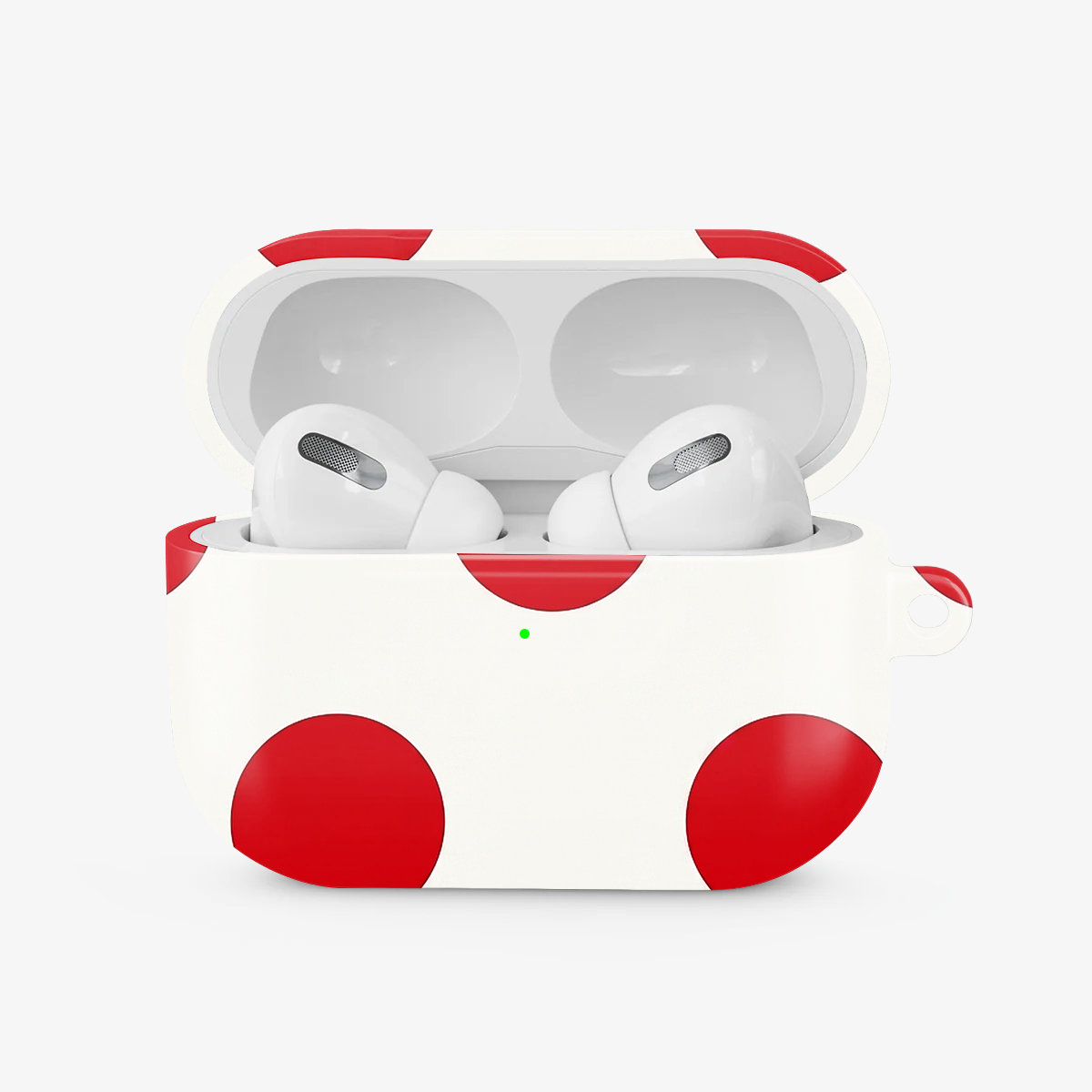 Polka Dot | Red & White Airpods Case