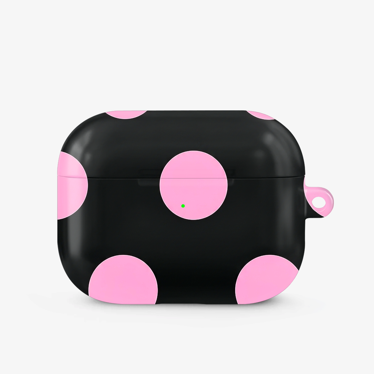 Polka Dot | Black & Pink Airpods Case