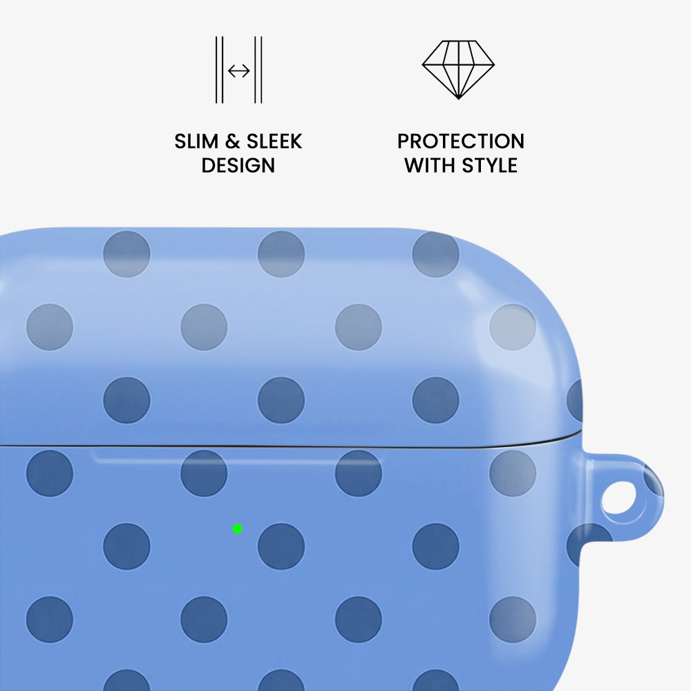 Polka Dot | Blue & Navy Blue Airpods Case