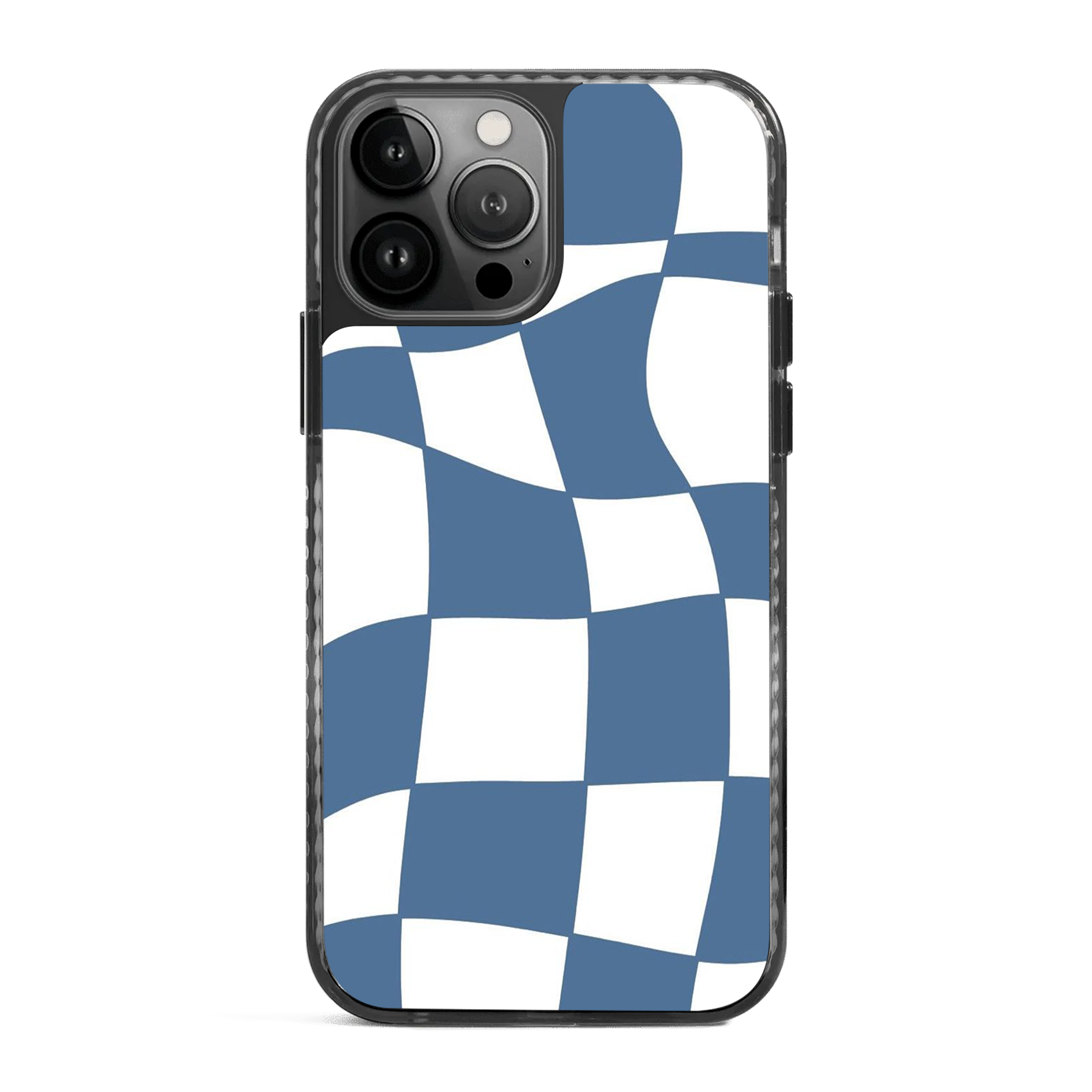 Checkered Basic Blue/White Phone Stride 2.0 Case