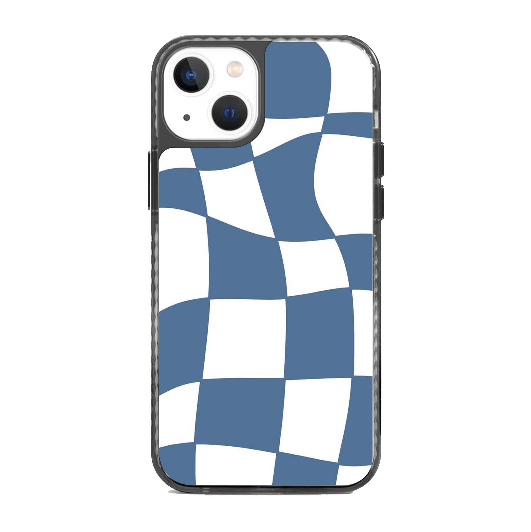 Checkered Basic Blue/White Phone Stride 2.0 Case