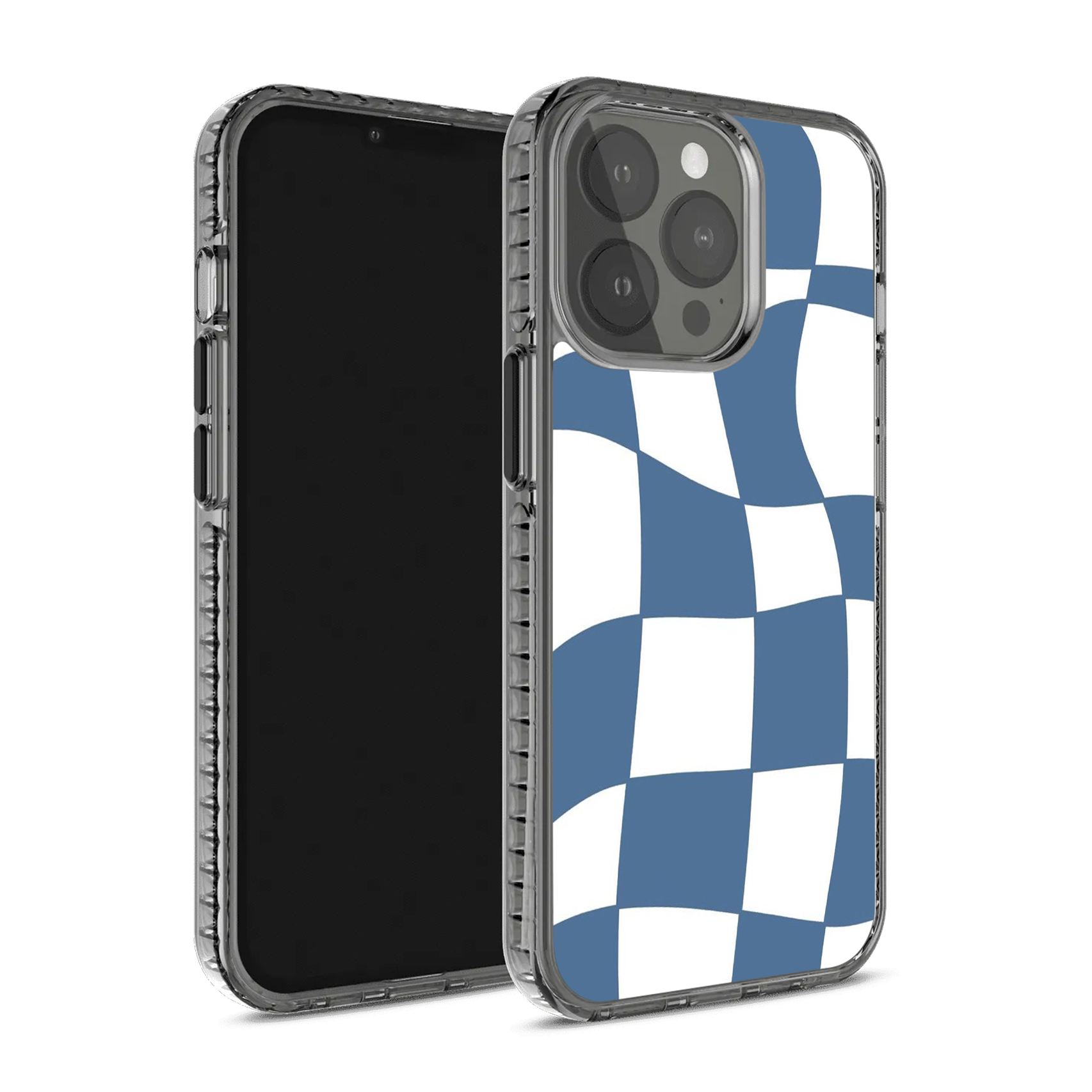 Checkered Basic Blue/White Phone Stride 2.0 Case