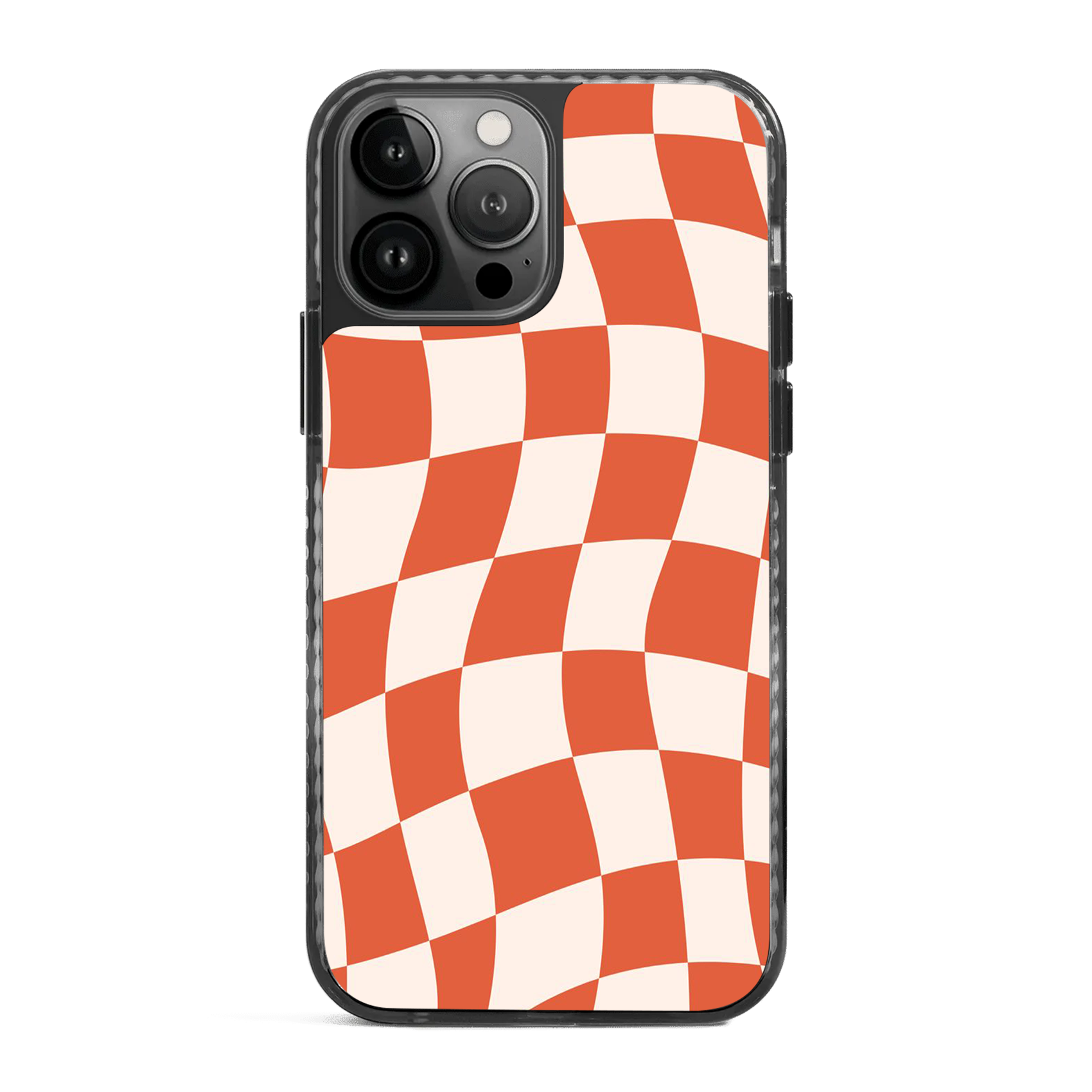 Checkered Basic Orange/OffWhite Stride 2.0 Case