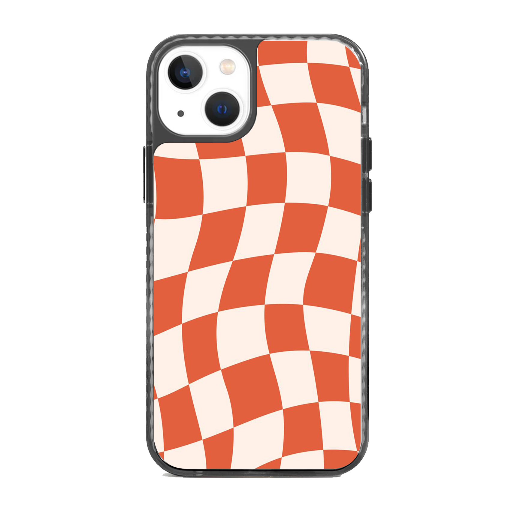 Checkered Basic Orange/OffWhite Stride 2.0 Case