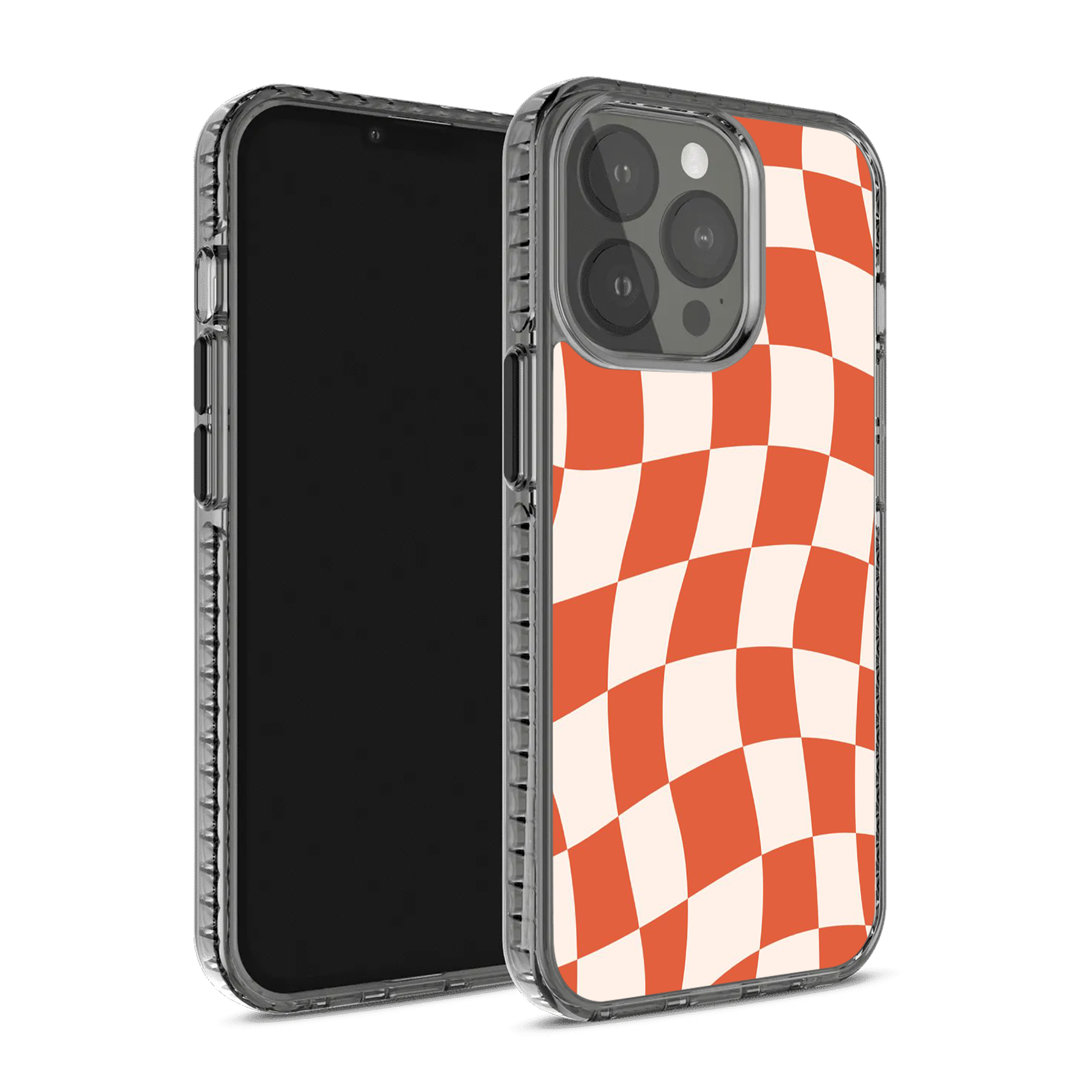 Checkered Basic Orange/OffWhite Stride 2.0 Case