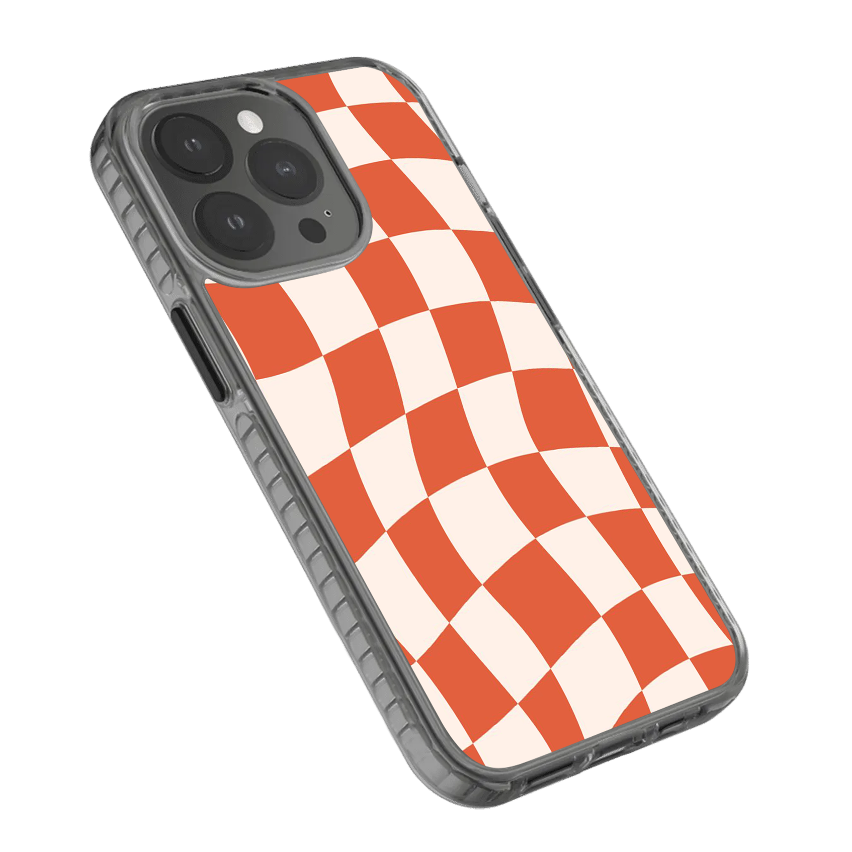 Checkered Basic Orange/OffWhite Stride 2.0 Case