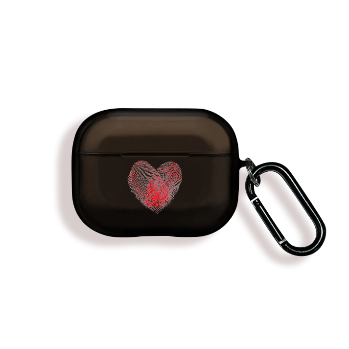 Thumbprint Heart's AirPods Case