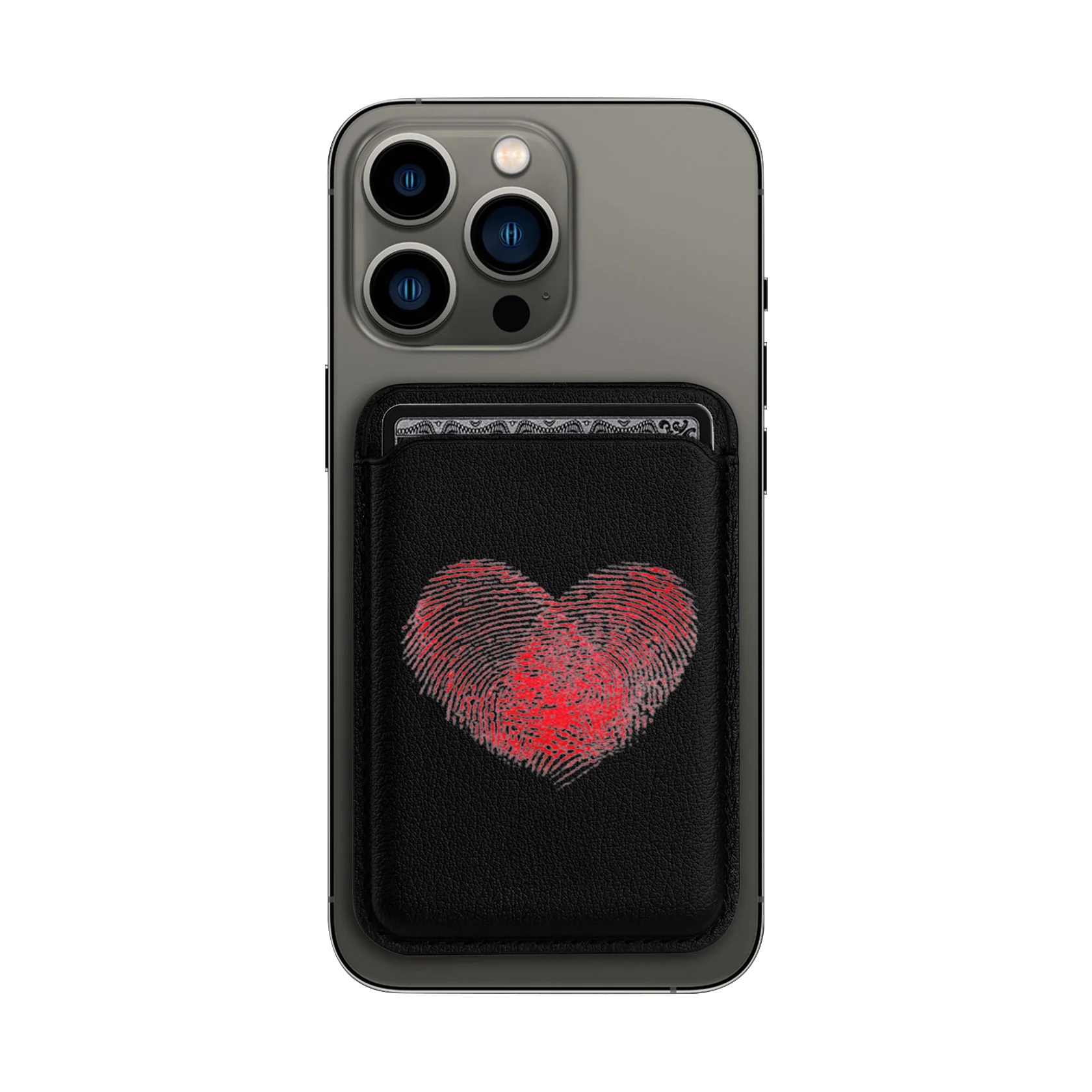 Thumbprint Heart's MagSafe Wallet