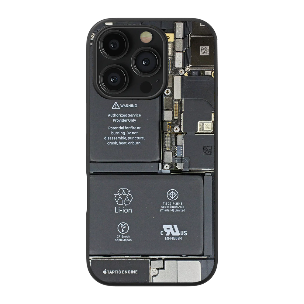 Phone Circuit X Ray Glass Phone Case