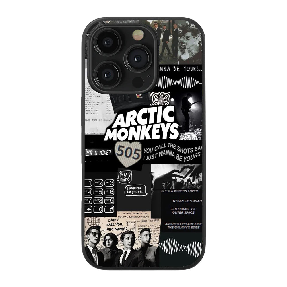 Arctic Monkeys 505 & Spider-Man Aesthetic & Spider-Man Vintage Glass Phone Case Combo of 3