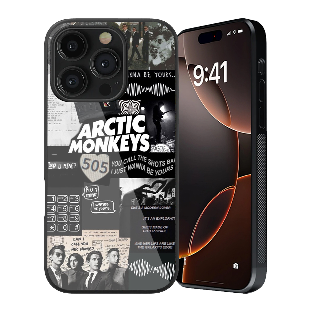 Arctic Monkeys 505 Spotify Glass Phone Case