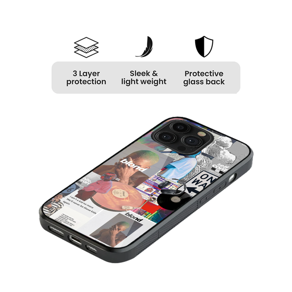 Frank Ocean Blond Spotify Glass Phone Case