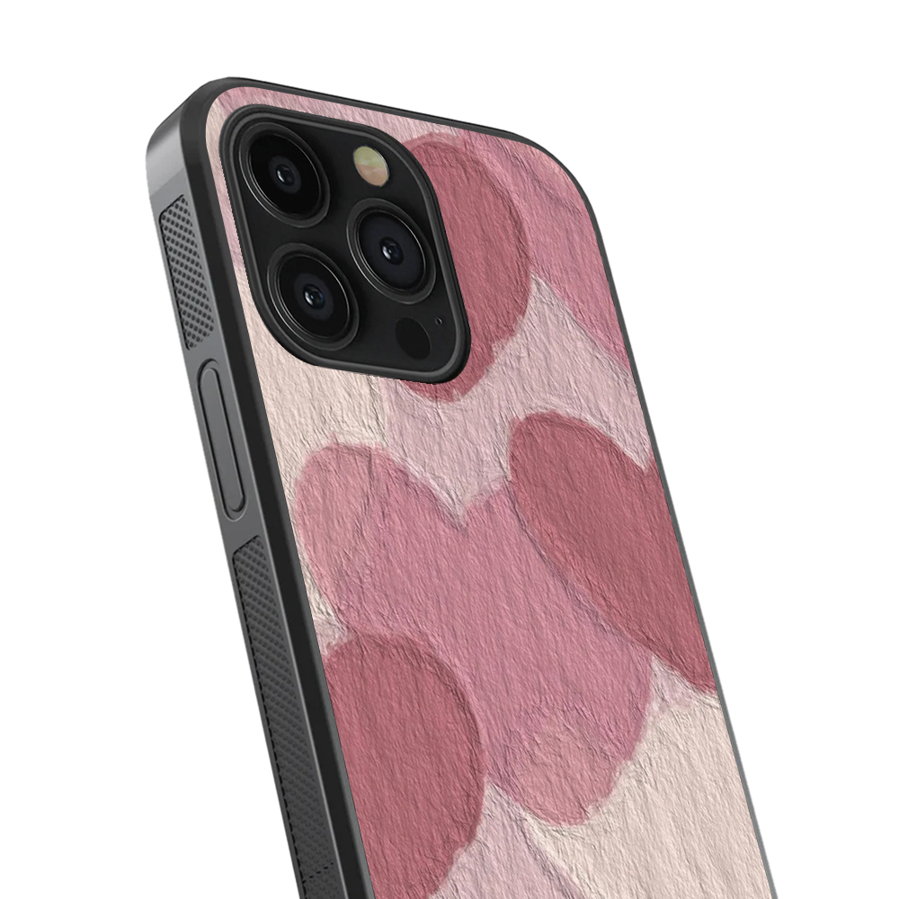 Heart's Aesthetic Glass Phone Case