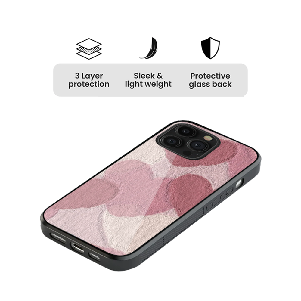 Heart's Aesthetic Glass Phone Case