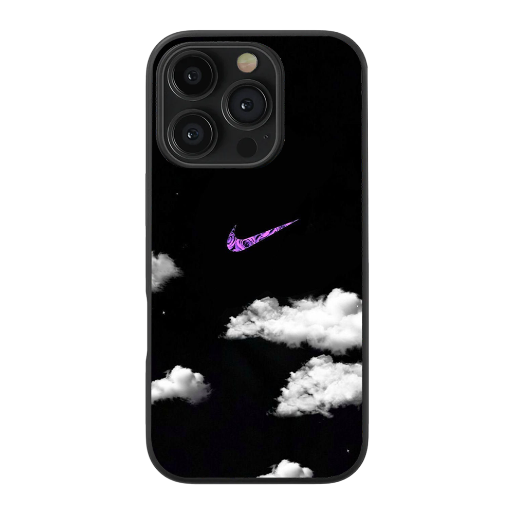 Nike Clouds Glass Phone Case