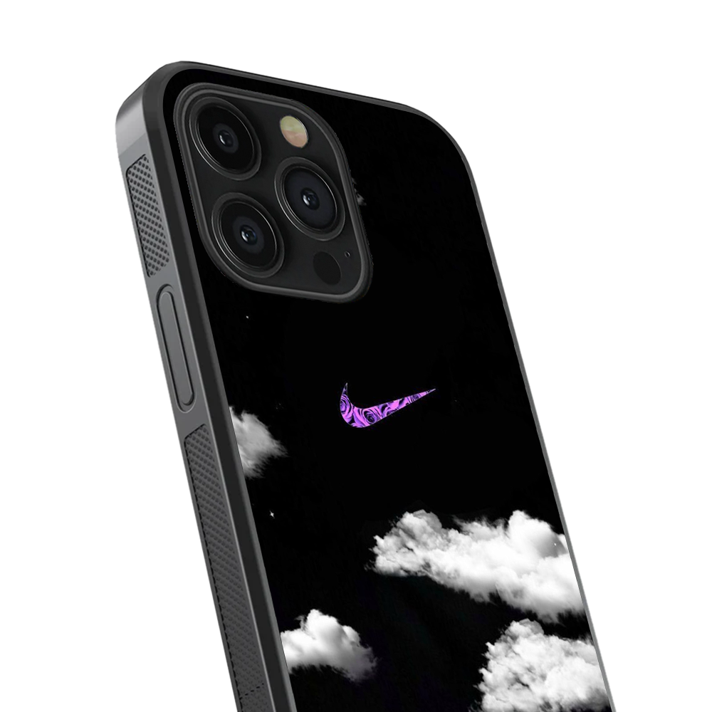 Nike Clouds Glass Phone Case