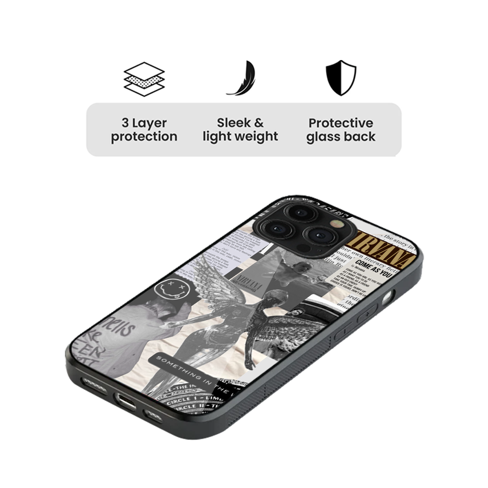 Nirvana Spotify Glass Phone Case