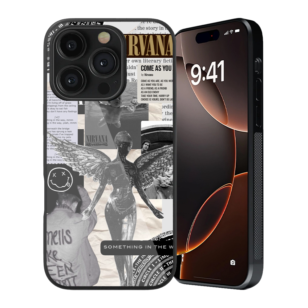 Nirvana Spotify Glass Phone Case