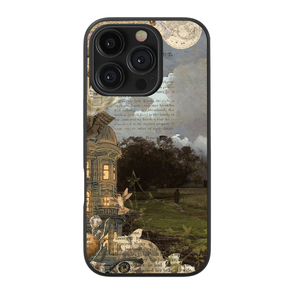 Pride & Prejudice Vintage Glass Phone Case