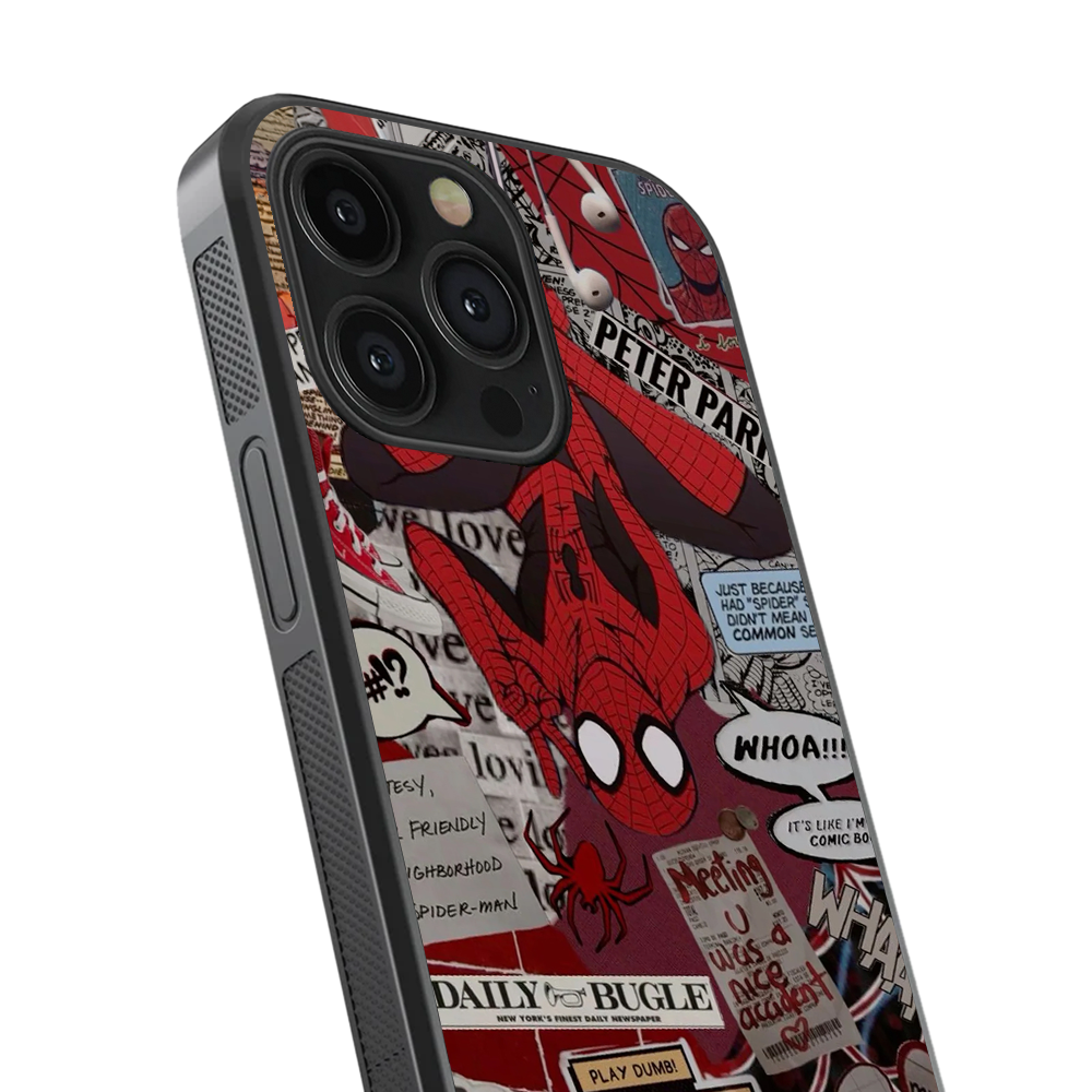 Spider-Man Aesthetic Glass Phone Case