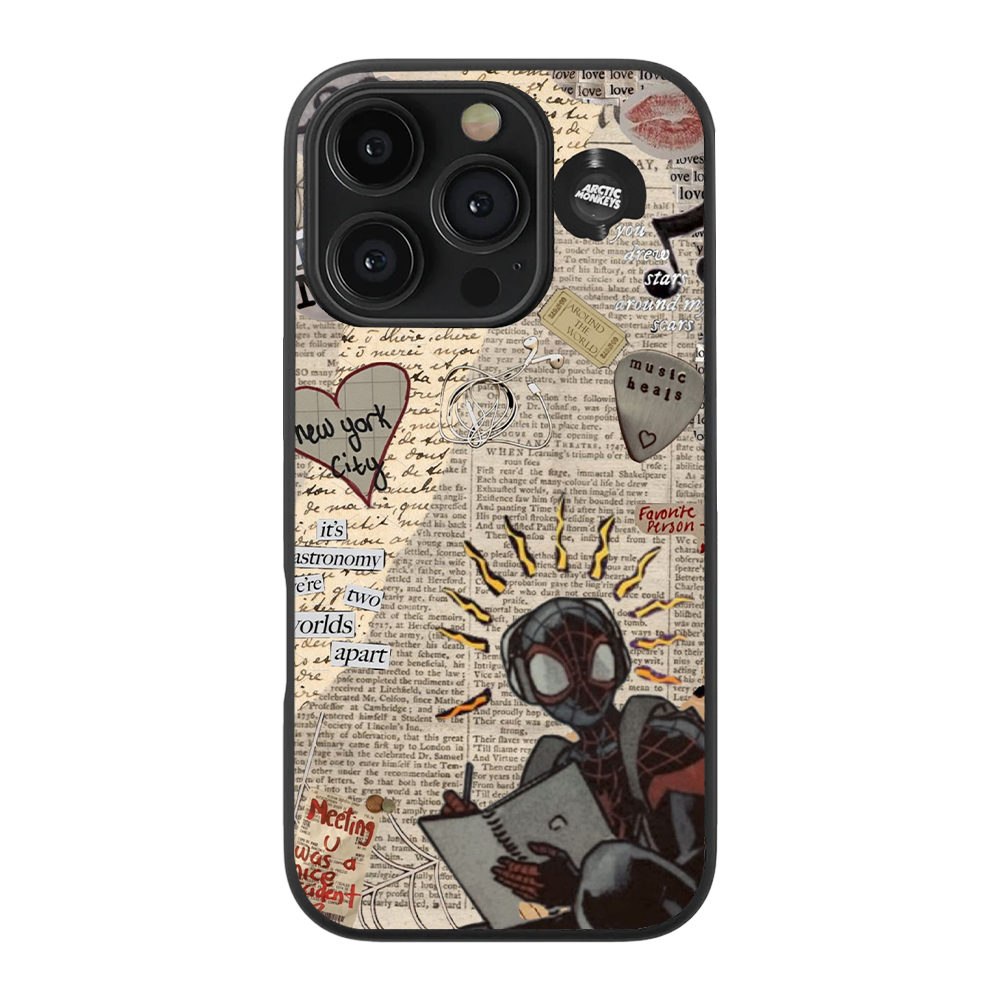 Spider-Man Vintage Glass Phone Case