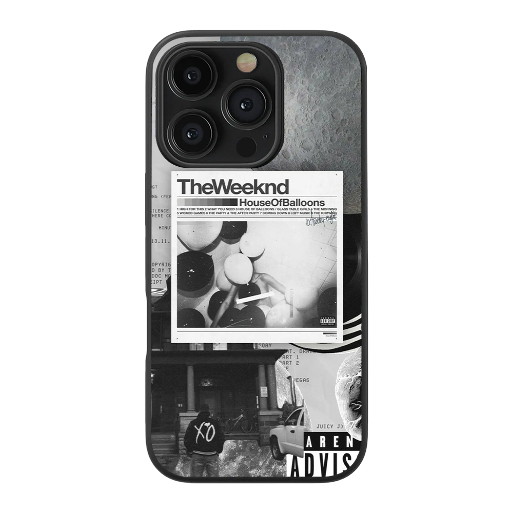 The Weekend House of Balloon Spotify Glass Phone Case