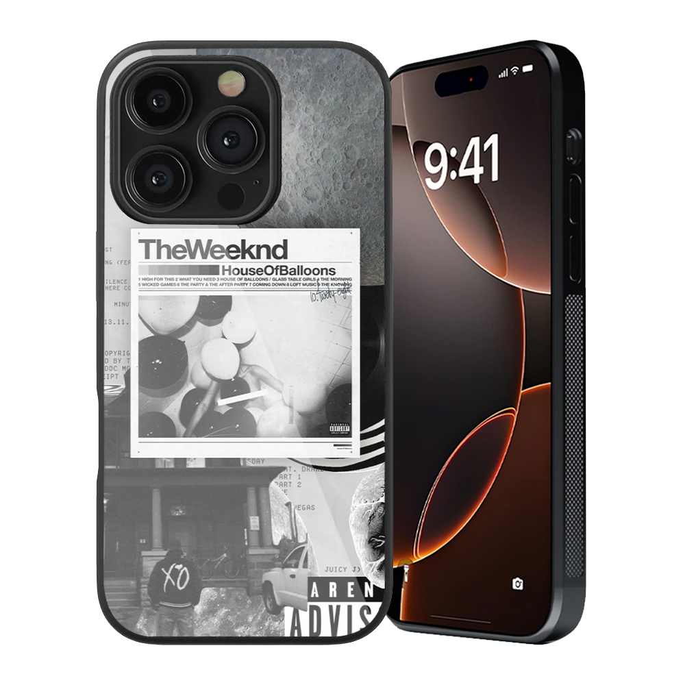 The Weekend House of Balloon Spotify Glass Phone Case