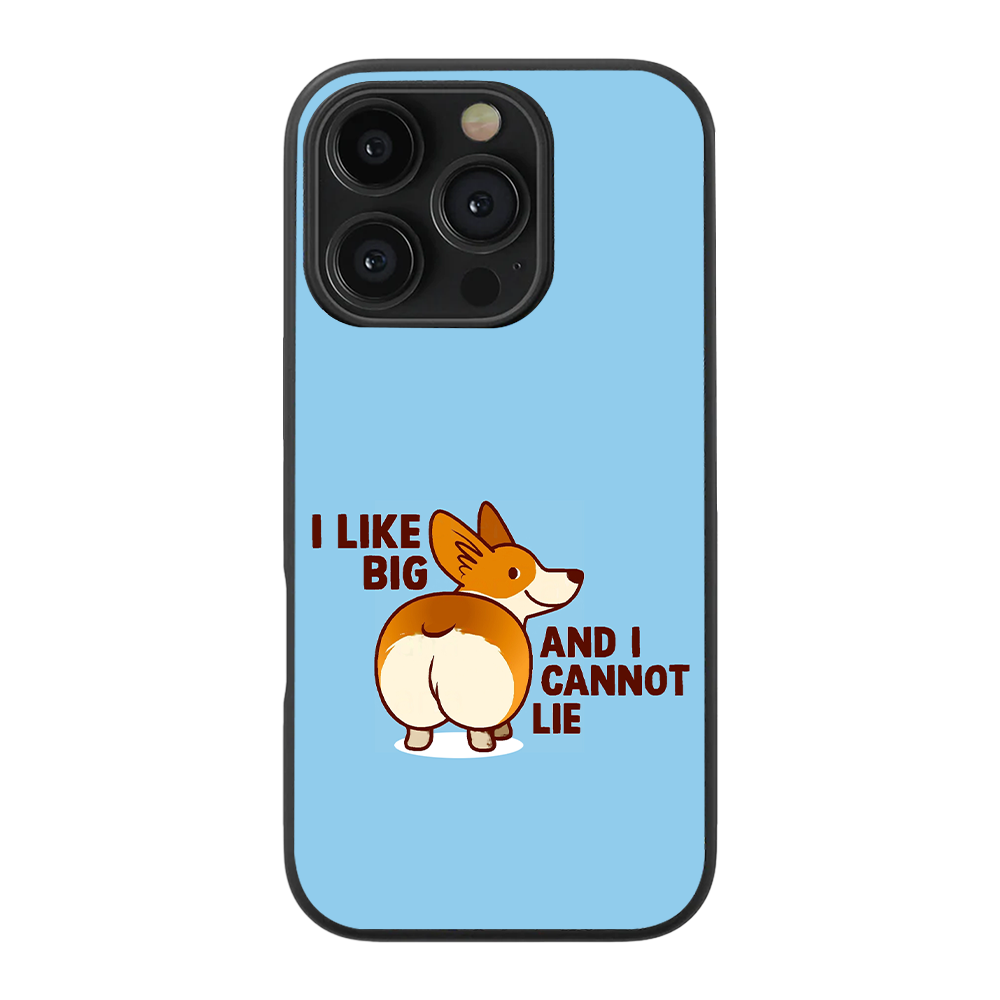 I like Big & I Cannot Lie Glass Phone Case