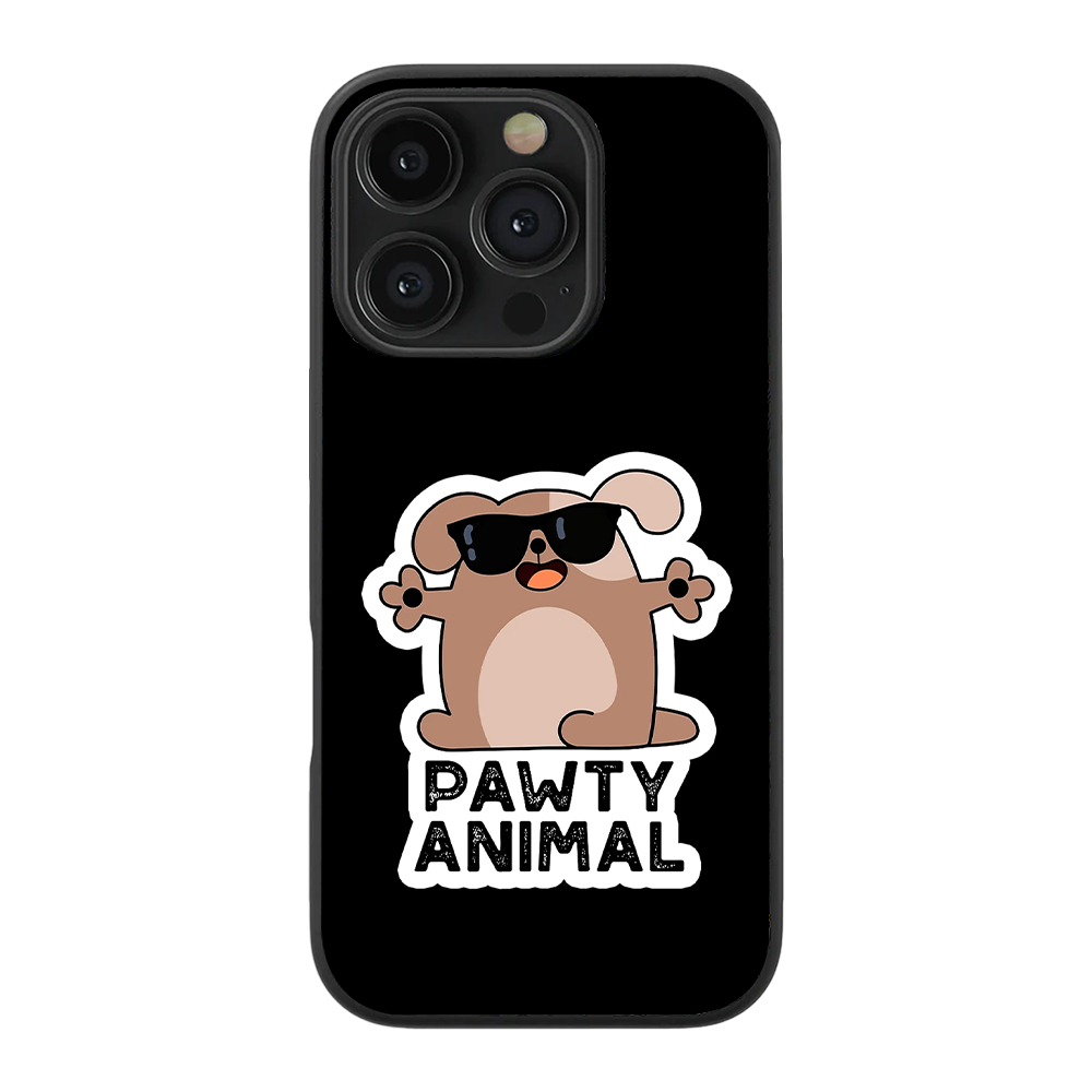 Pawty Animal Glass Phone Case