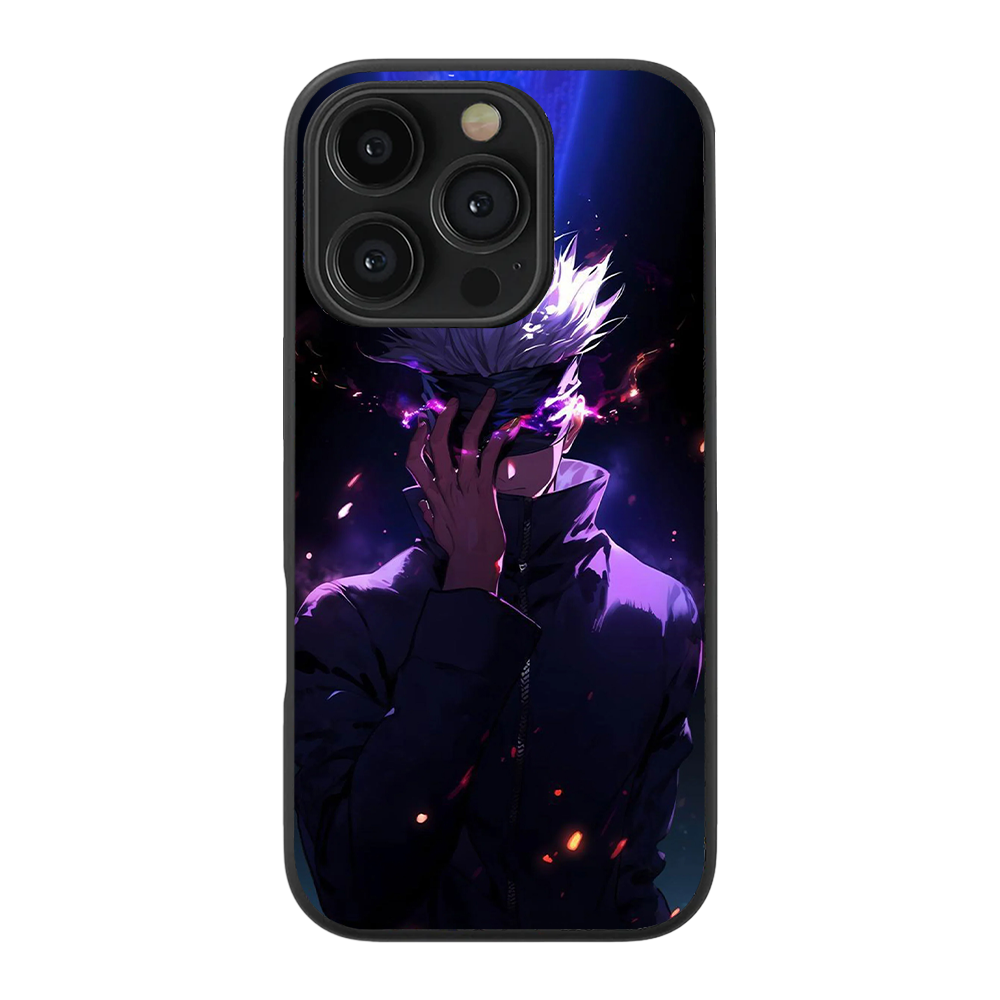 Gojo Satoru 1.0 One Piece Glass Phone Case