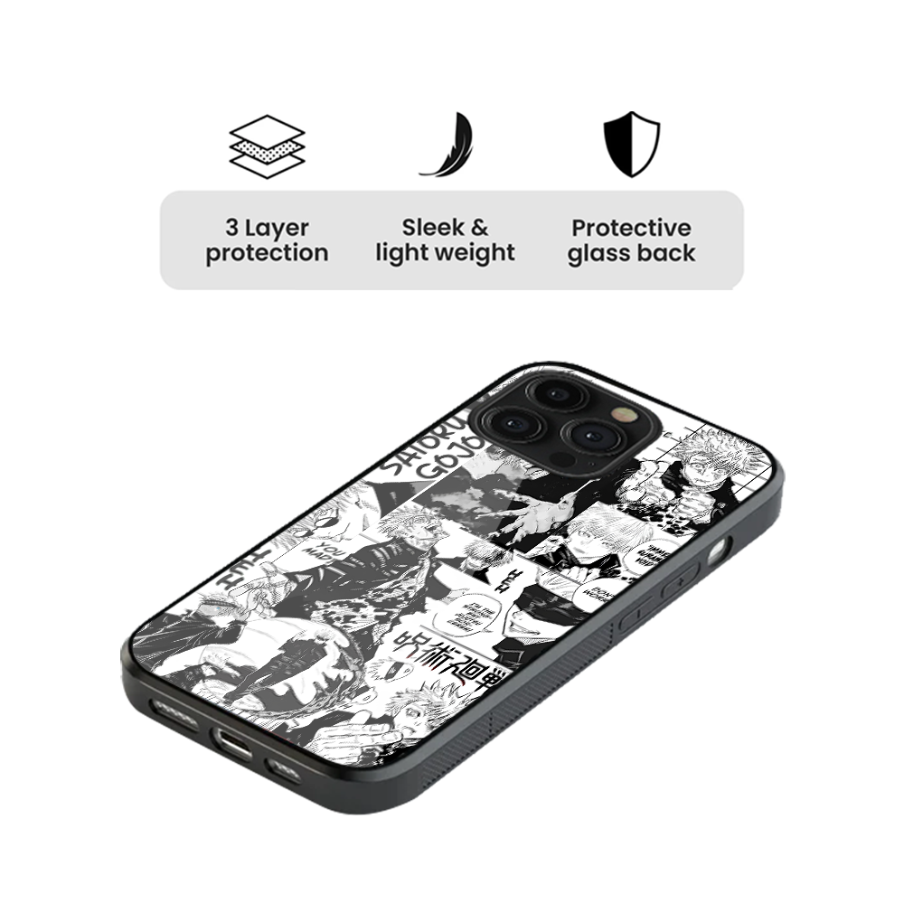 Gojo Satoru 3.0 One Piece Glass Phone Case