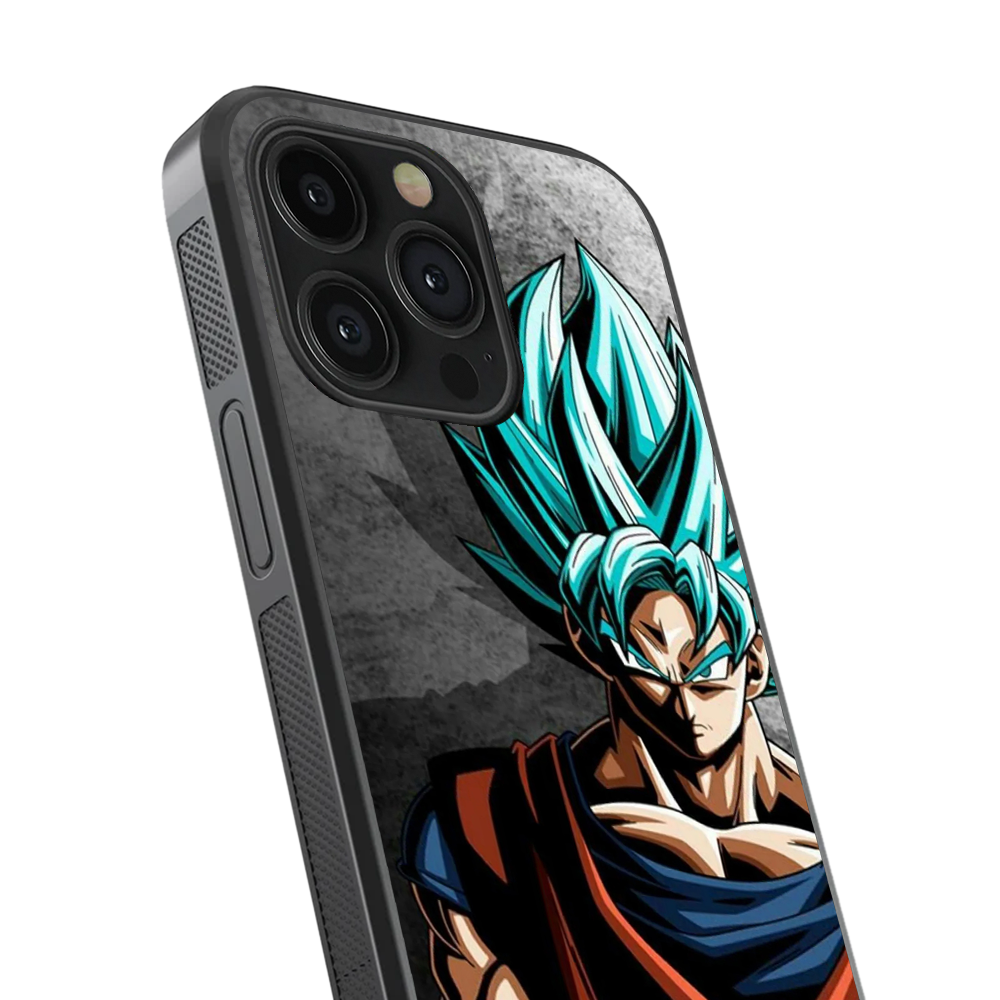 GOKU Battle Mode One Piece Glass Phone Case