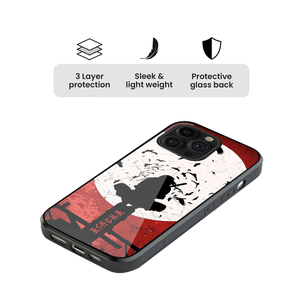 Itachi 2.0 One Piece Glass Phone Case