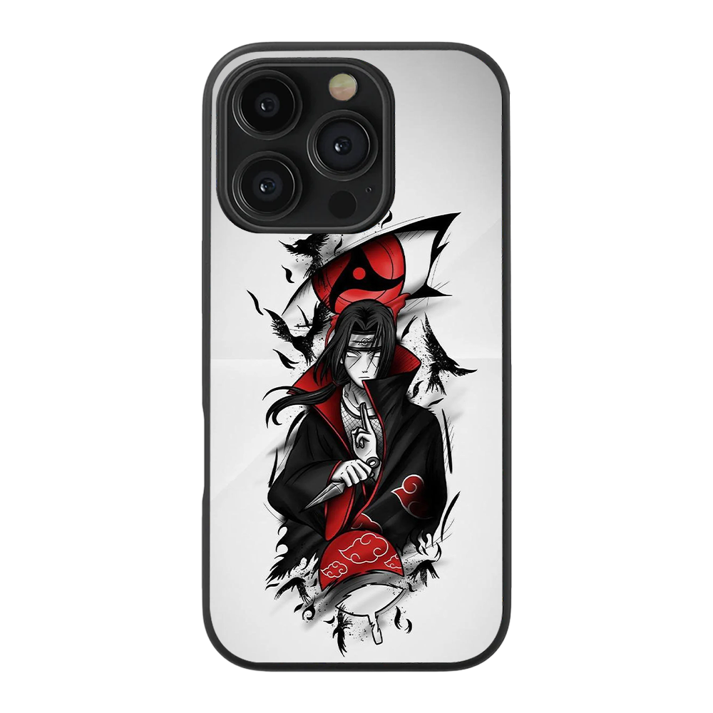 Itachi 3.0 One Piece Glass Phone Case