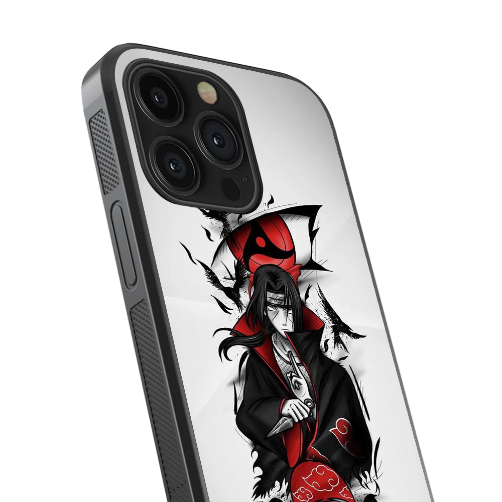 Itachi 3.0 One Piece Glass Phone Case