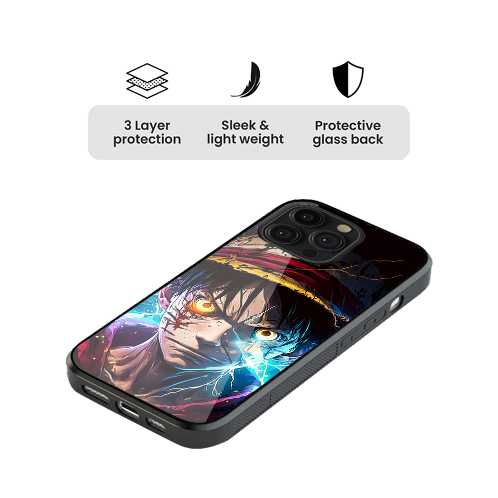 Luffy One Piece Glass Phone Case